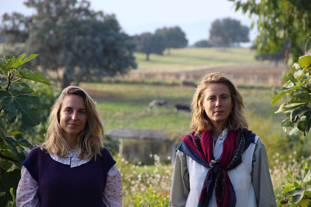 Un jardín mediterráneo en una granja ecológica